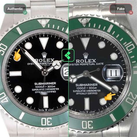 rolex original vs falso|false rolex markings.